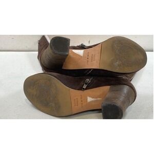 Vero Cuoio Italian Suede Crest Boots Women EU 37 US 6.5 Made Italy